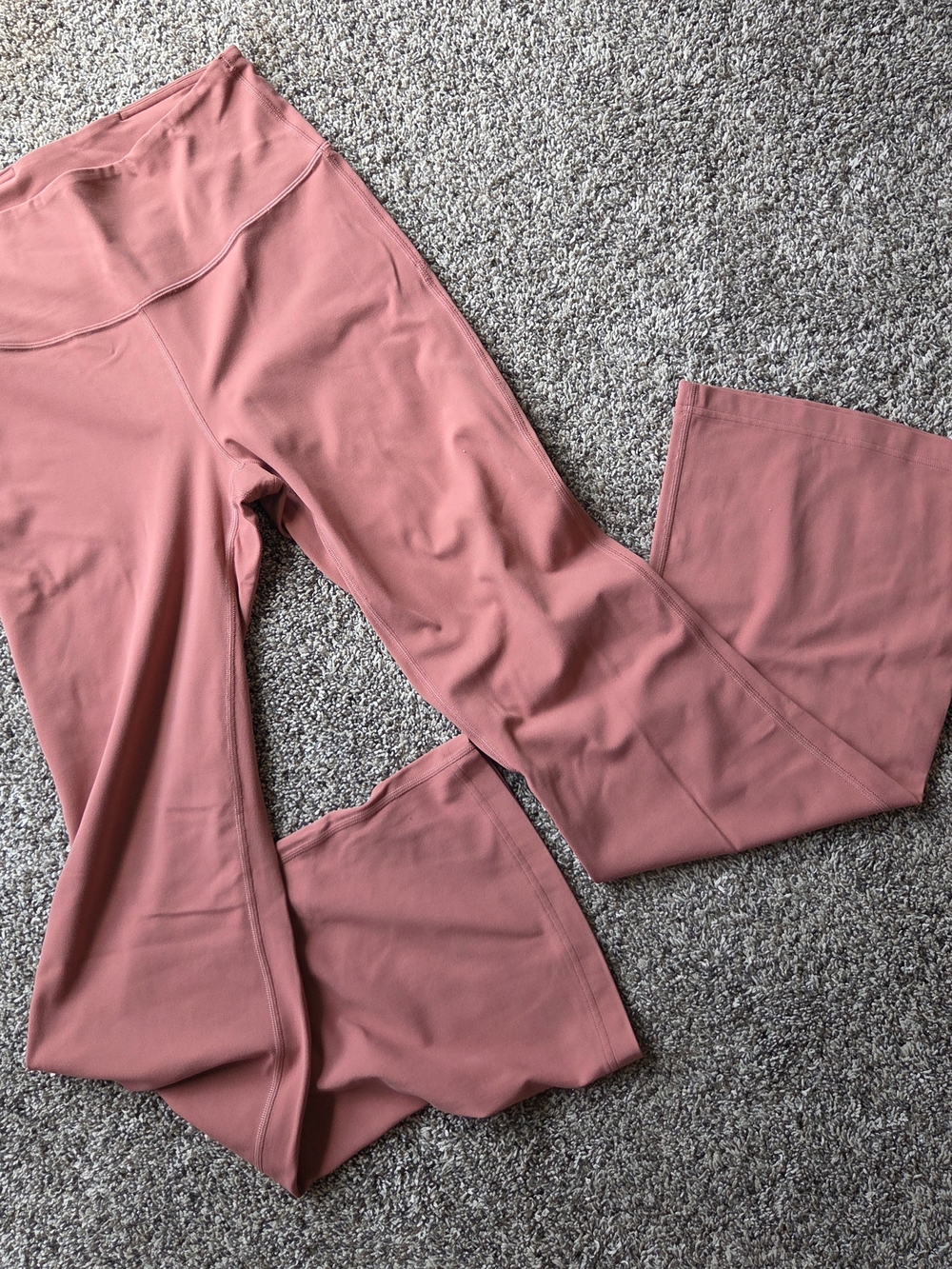 lululemon athletica High-Rise Flare Leggings in Dusty Rose